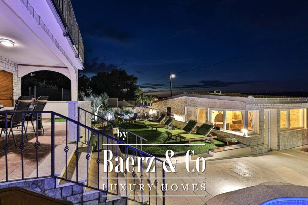 photo 13 The island of Drvenik traditional Dalmatian style villa with yard & swimming pool