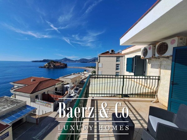 photo 2 Sveti Stefan Duplex Apartment with Seaview