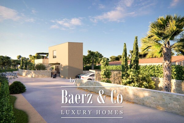 photo 4 Šišan, modern villa with two apartments and swimming pool, near the sea