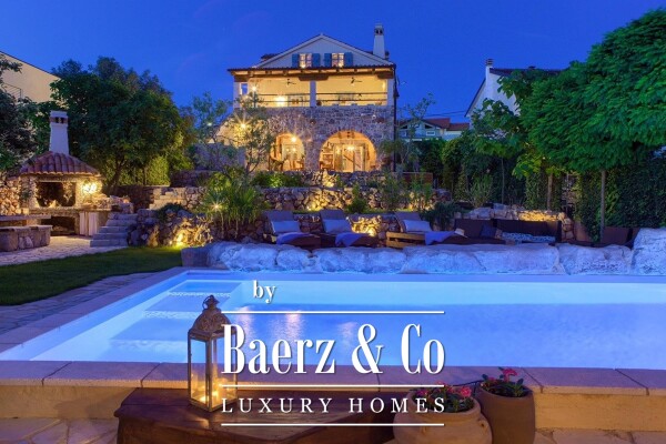 photo 10 Island of Krk, Malinska, Sveti Vid, beautiful Mediterranean villa with pool