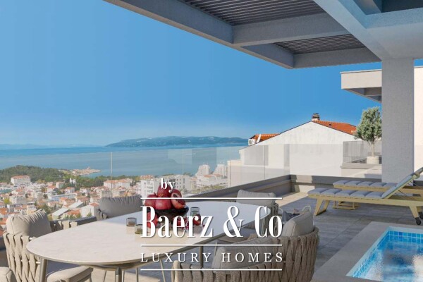 photo 2 Makarska, exclusive penthouse with pool and panoramic sea view