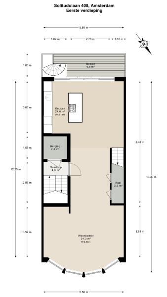Floor Plan 2 - Solitudolaan 408