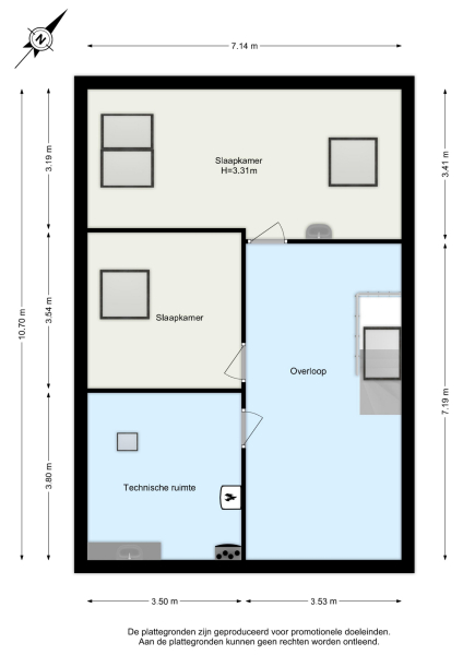 Floor Plan 4 - Lijsterlaan 2 b