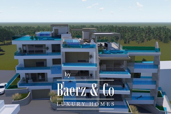 photo 1 Grebaštica, luxury apartment with pool and sea view, second row to the sea, 110.69 m²