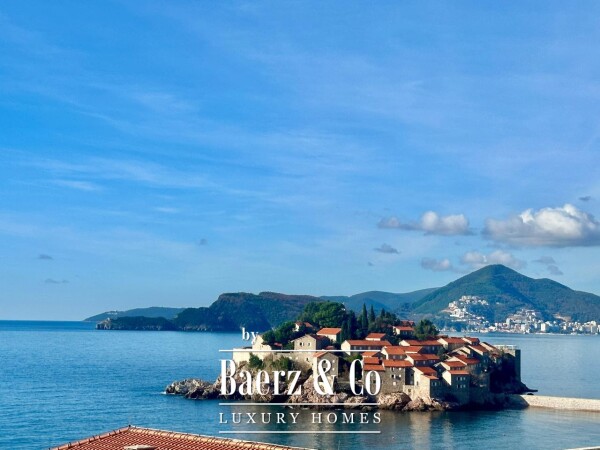 photo 1 Duplex Apartment in Sveti Stefan with a Panoramic Sea View