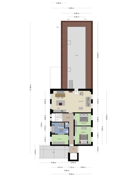 Floor Plan 3 - Kerkstraat 57