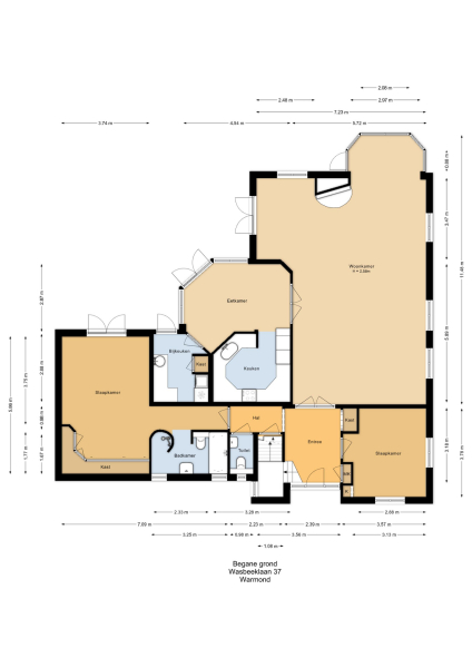 Floor Plan 2 - Wasbeeklaan 37