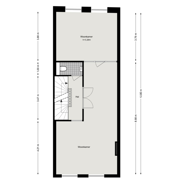 Floor Plan 5 - Amsteldijk 38 H