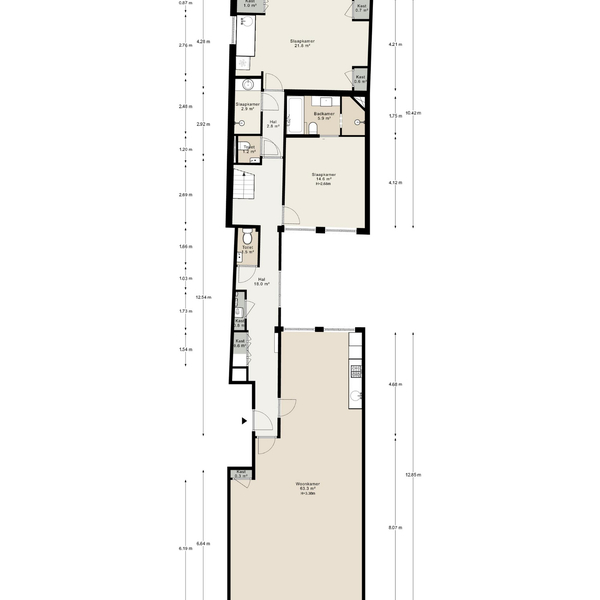 Floor Plan 1 - Prinsengracht 570 1