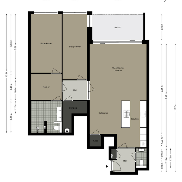 Floor Plan 1 - Badhuiskade 181